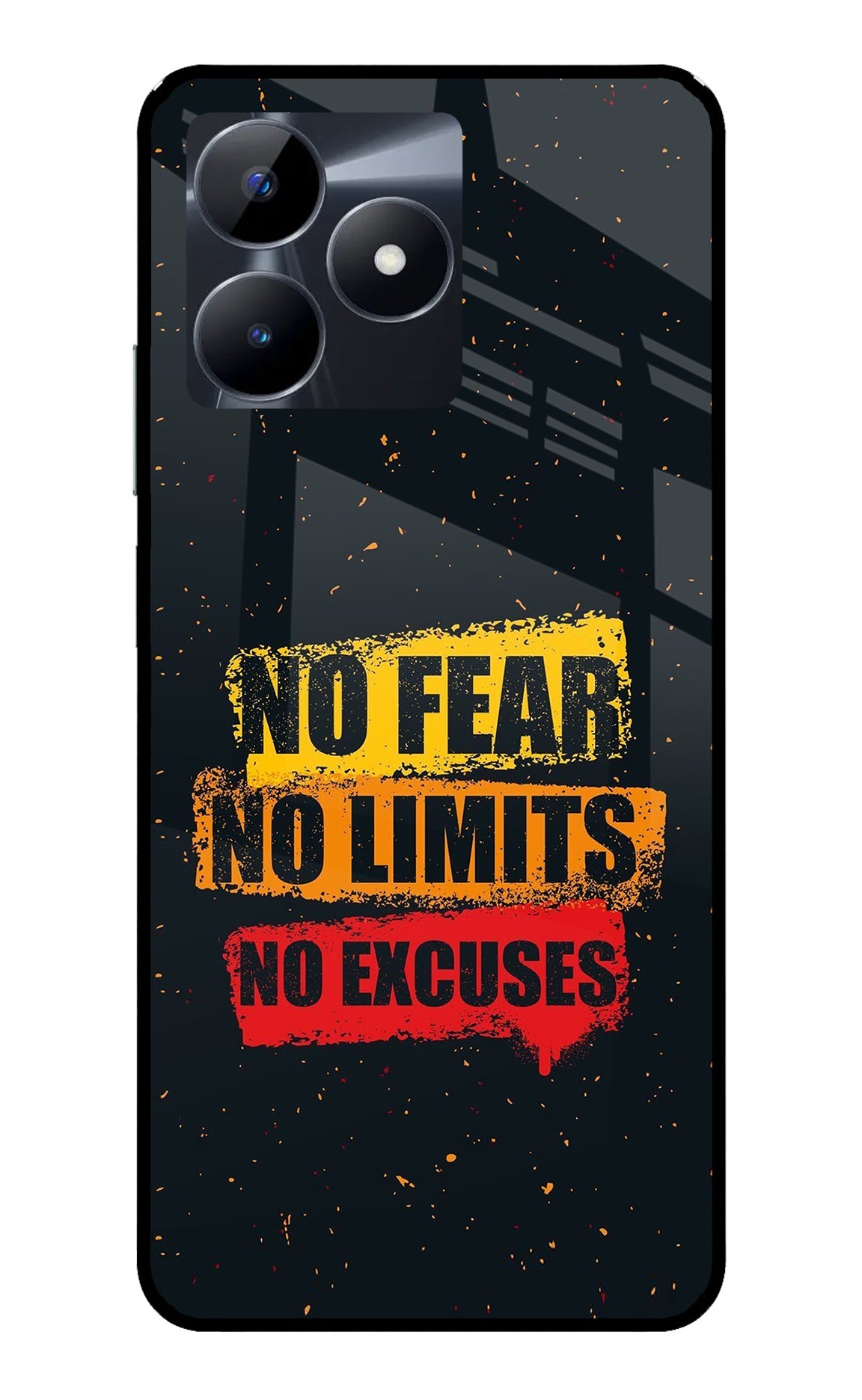 No Fear No Limits No Excuse Realme C53 Back Cover