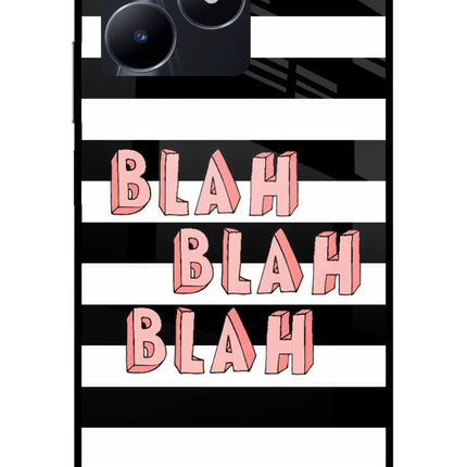 Blah Blah Blah Realme C53 Glass Case
