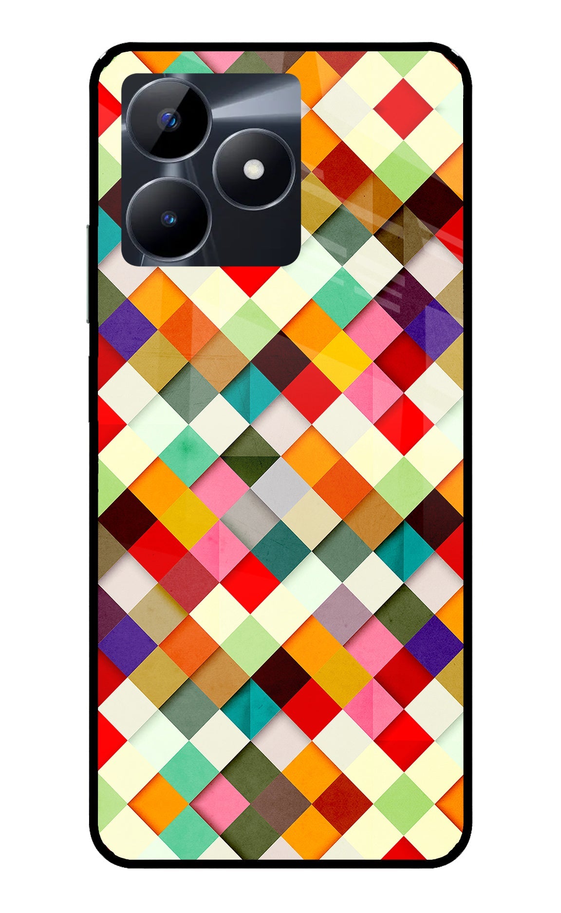 Geometric Abstract Colorful Realme C53 Back Cover