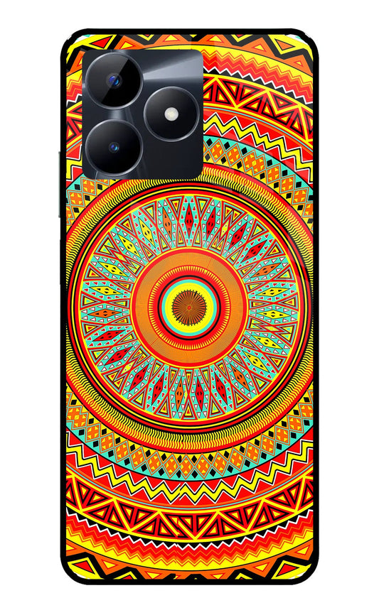 Mandala Pattern Realme C53 Glass Case