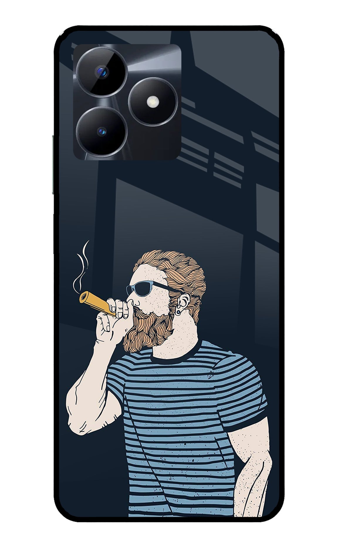 Smoking Realme C53 Glass Case