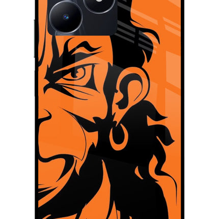 Hanuman Realme C53 Glass Case Back Cover by Casekaro