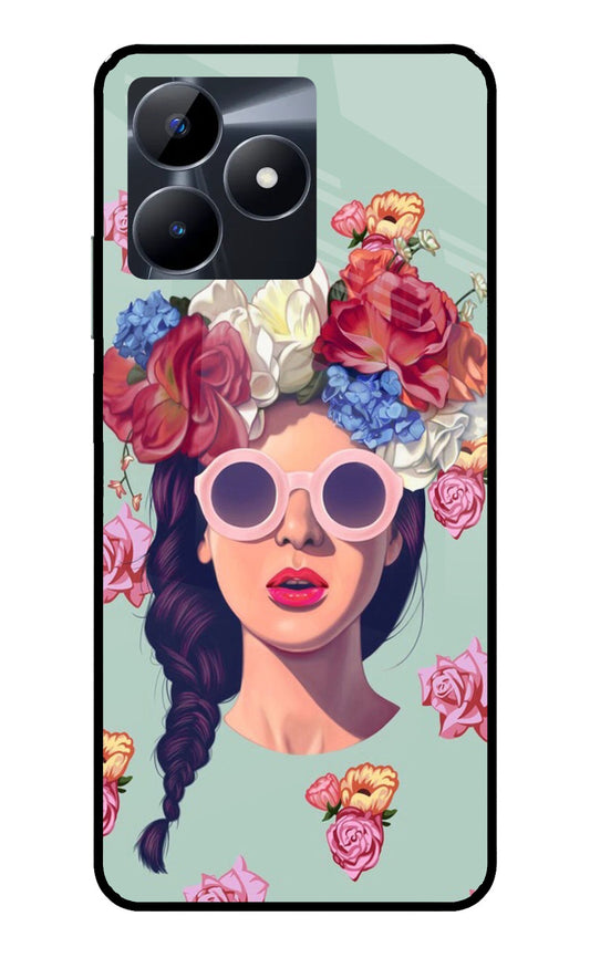 Pretty Girl Realme C53 Glass Case