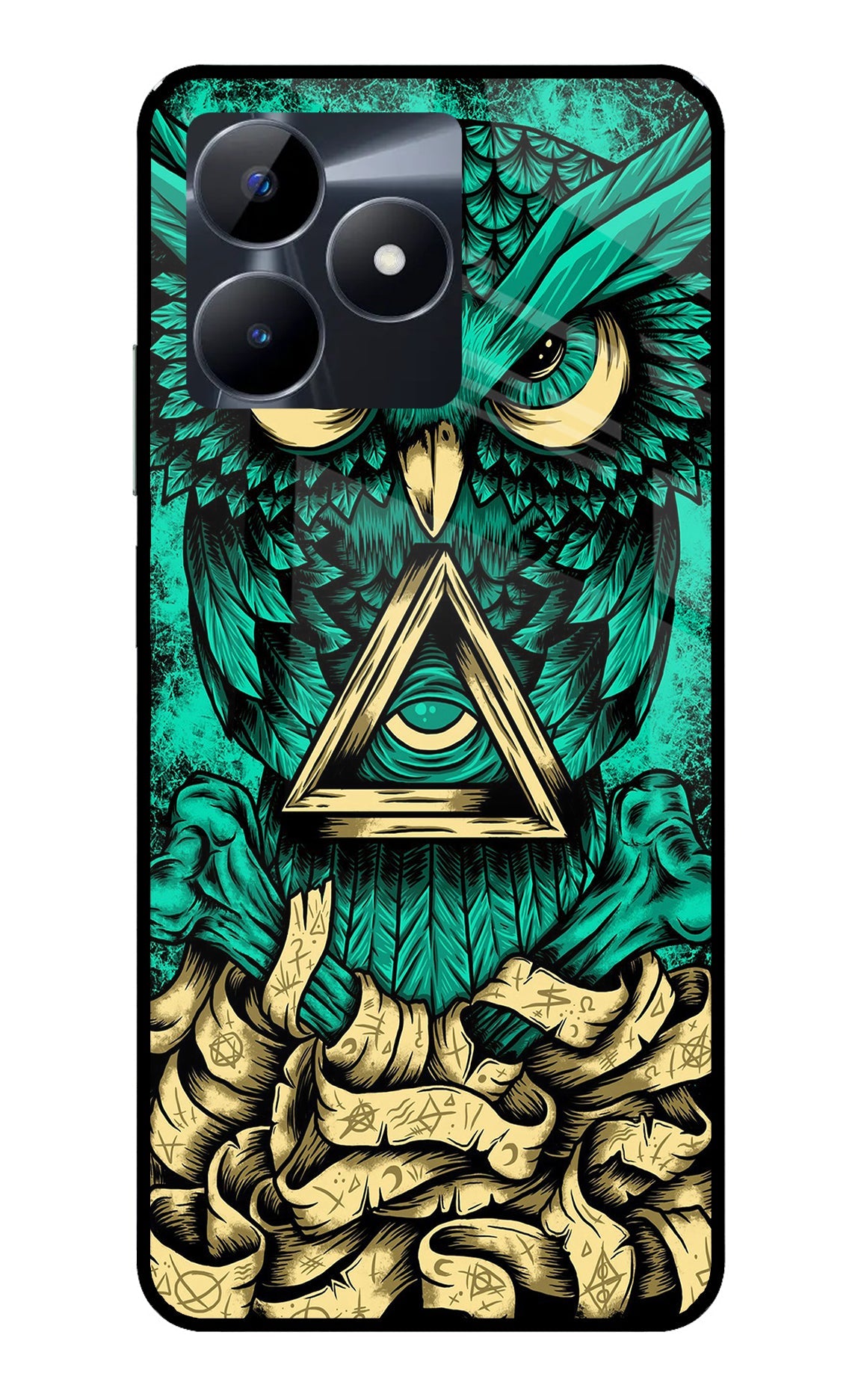 Green Owl Realme C53 Back Cover