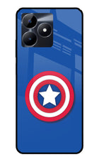 Shield Realme C53 Glass Case Back Cover by Casekaro