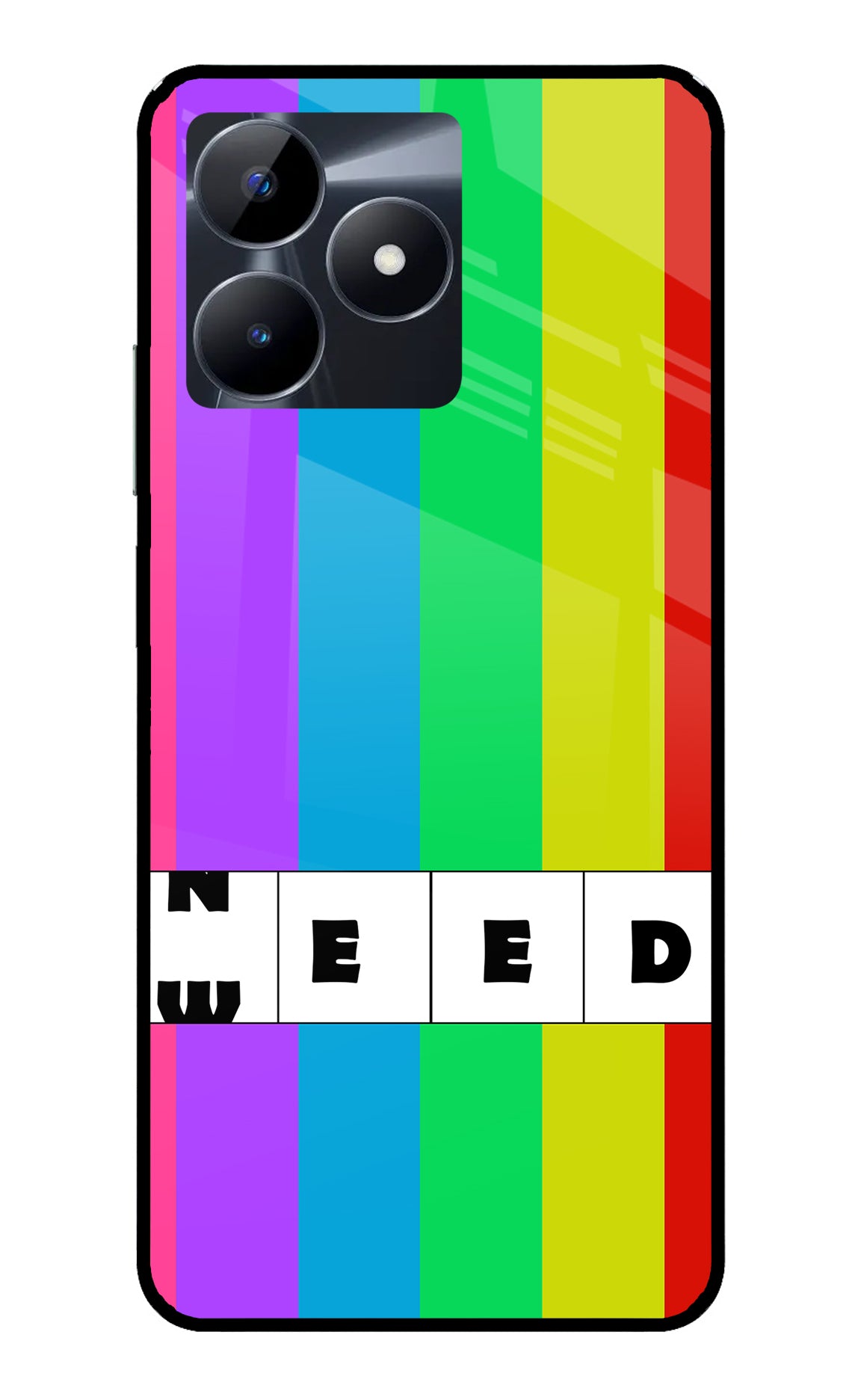 Need Weed Realme C53 Glass Case