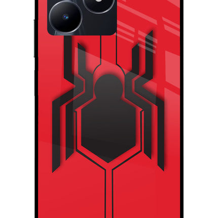 Spider Realme C53 Glass Case Back Cover by Casekaro