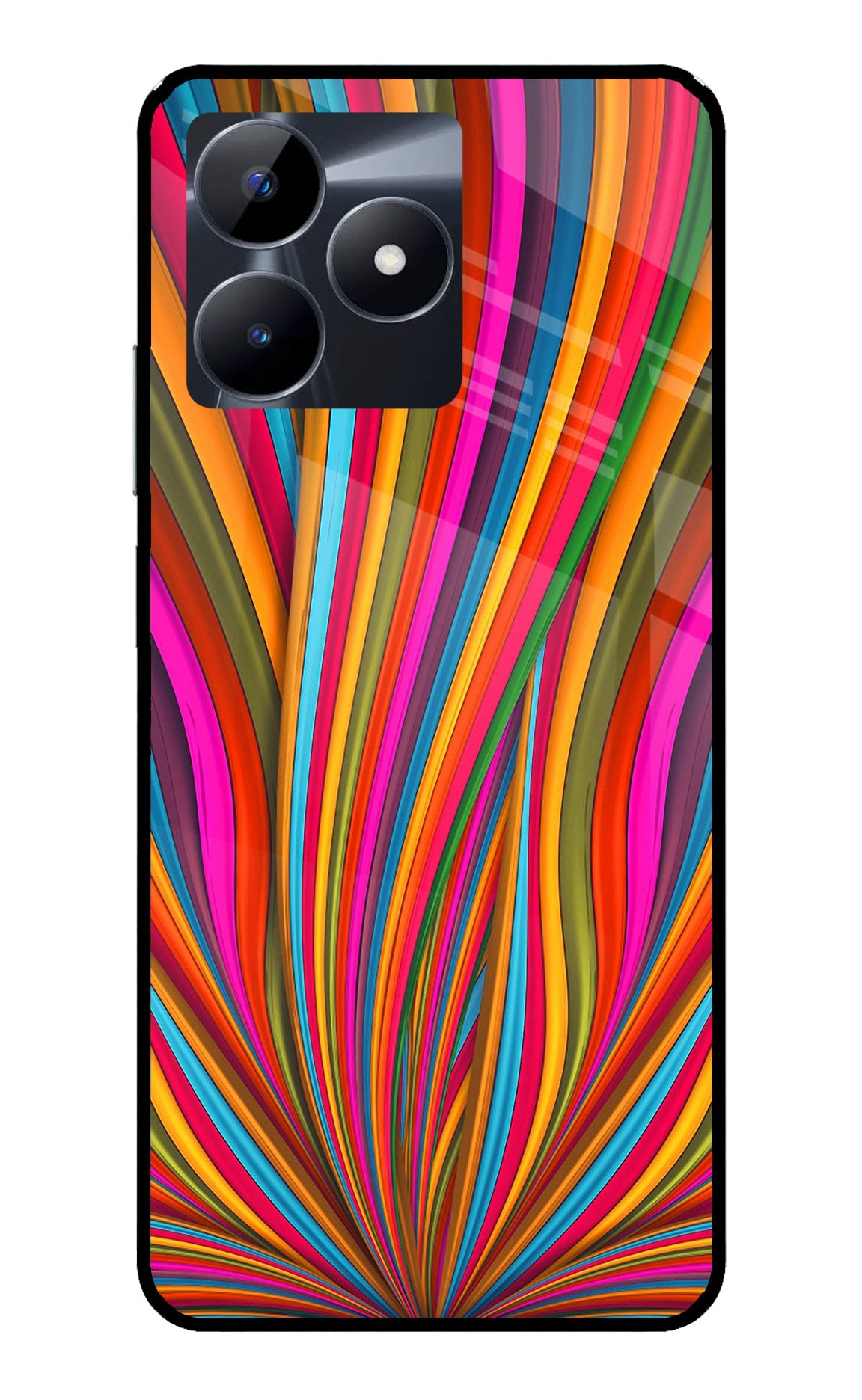 Trippy Wavy Realme C53 Back Cover