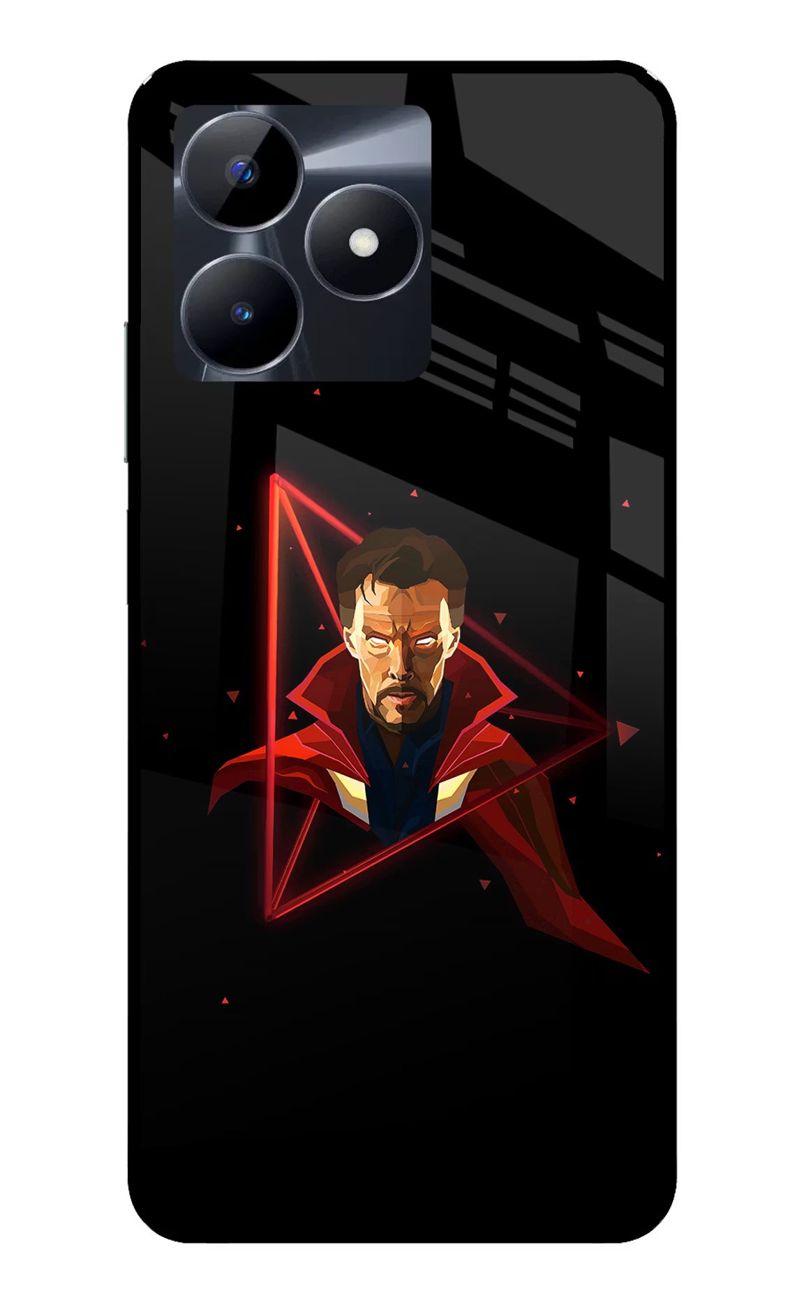 Doctor Ordinary Realme C53 Glass Case Back Cover by Casekaro