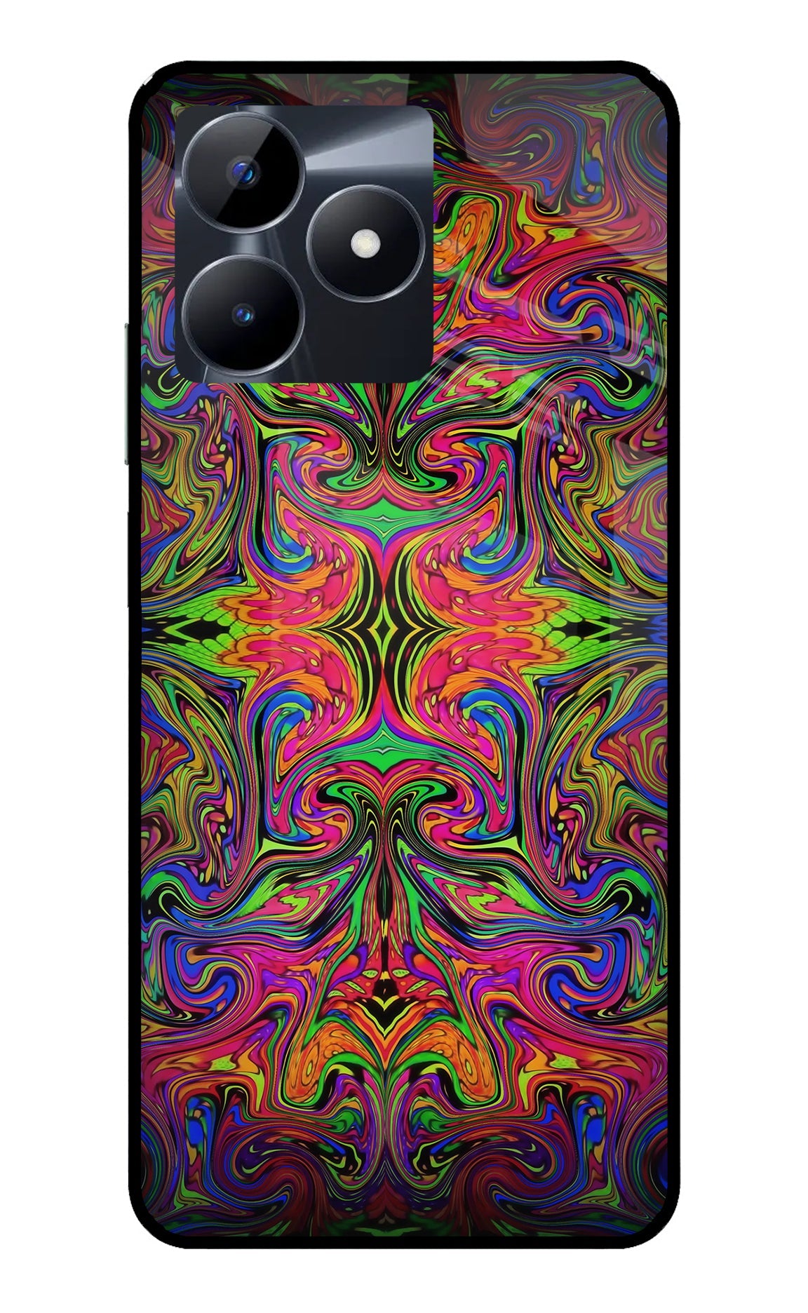 Psychedelic Art Realme C53 Back Cover