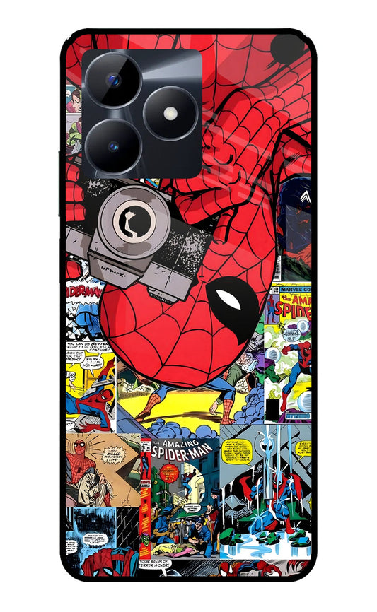 Spider Man Realme C53 Glass Case