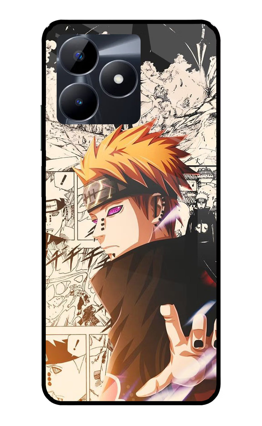 Pain Anime Realme C53 Back Cover, Glass case