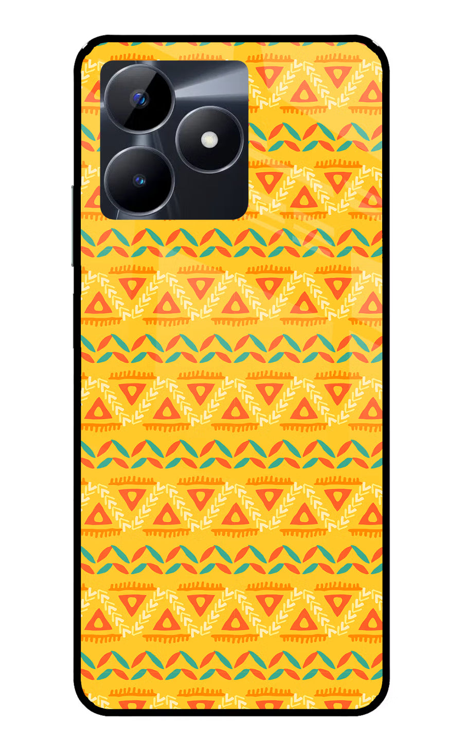 Tribal Pattern Realme C53 Back Cover, Glass case