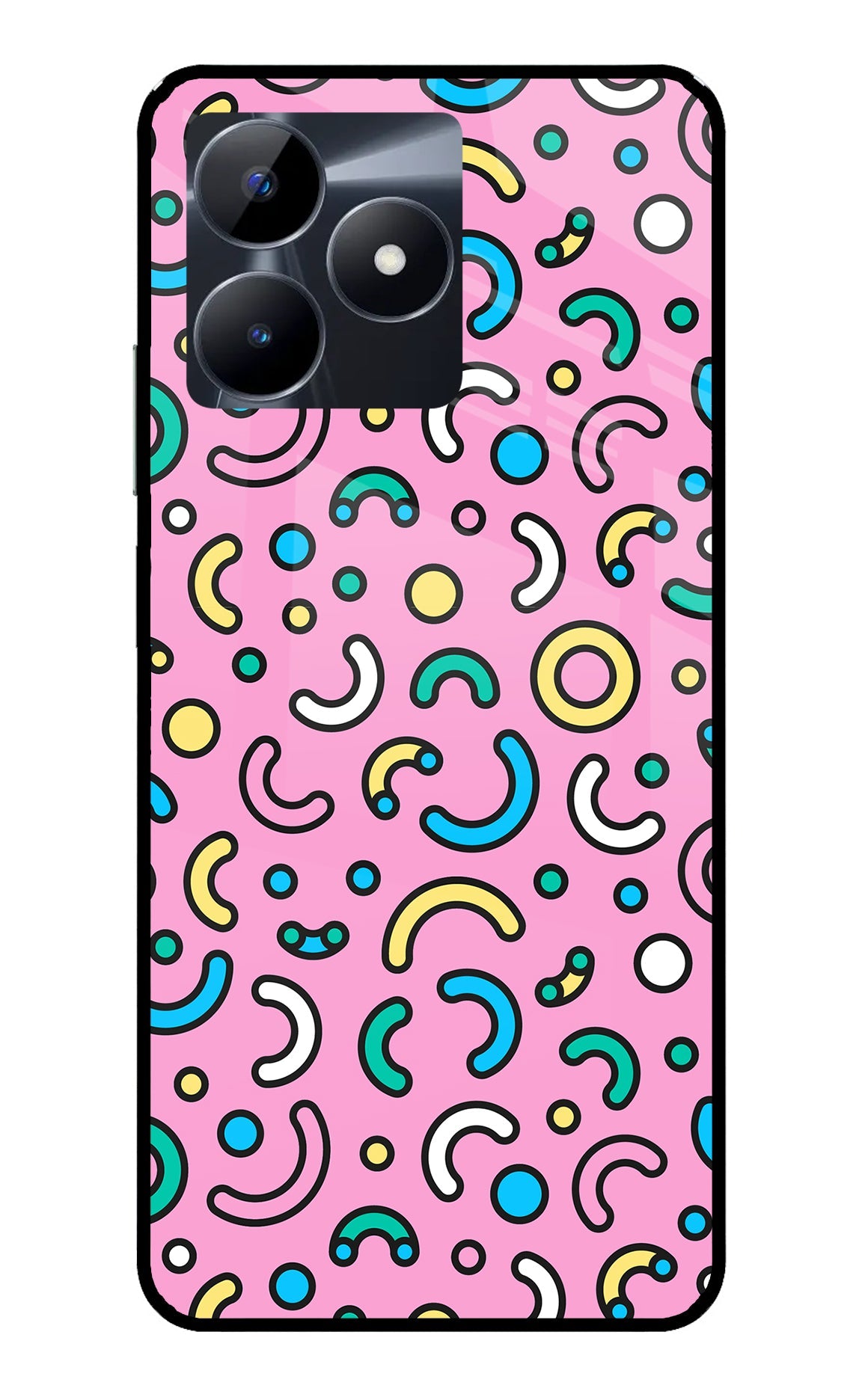 Memphis Design Realme C53 Back Cover