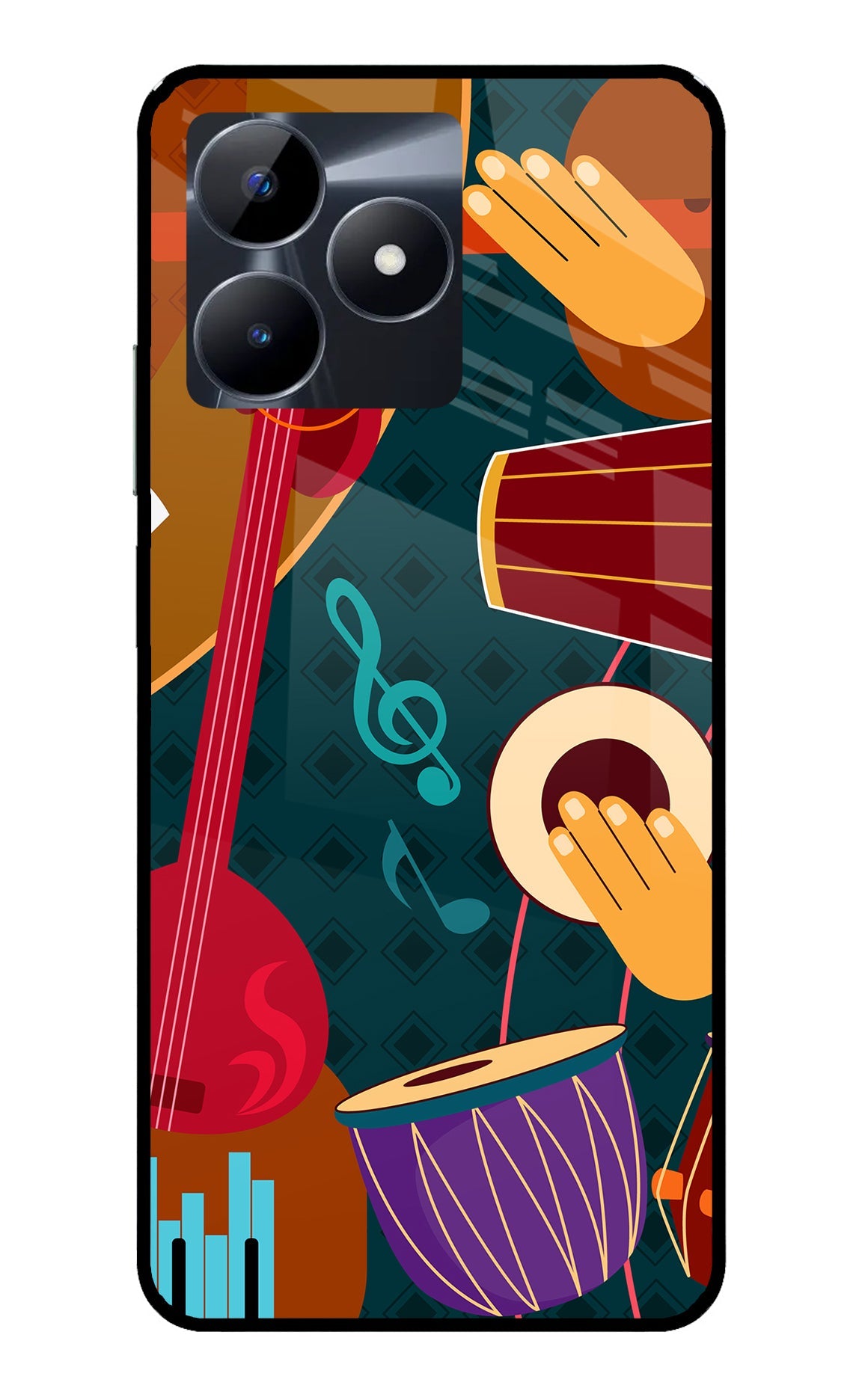 Music Instrument Realme C53 Back Cover