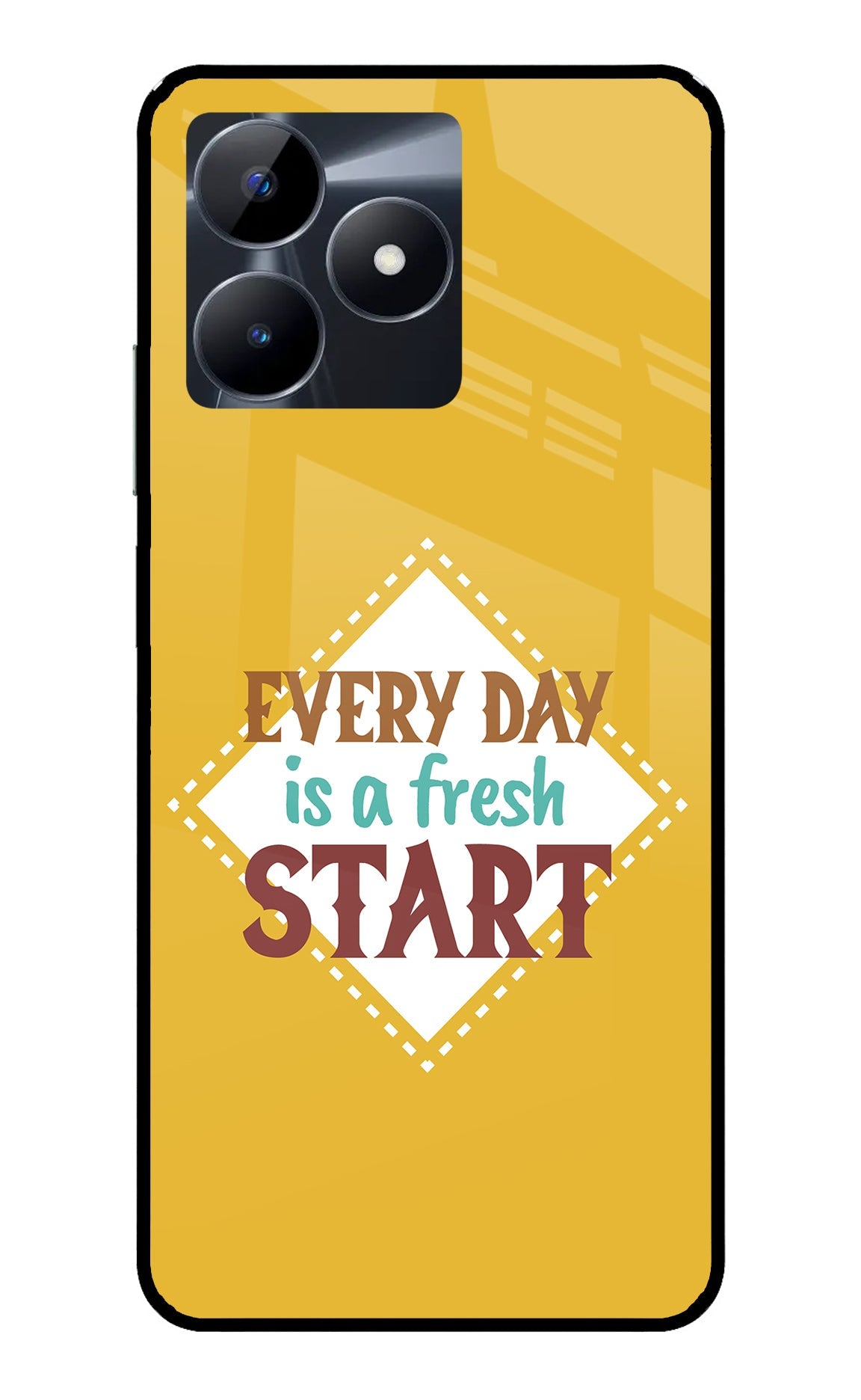 Every day is a Fresh Start Realme C53 Back Cover