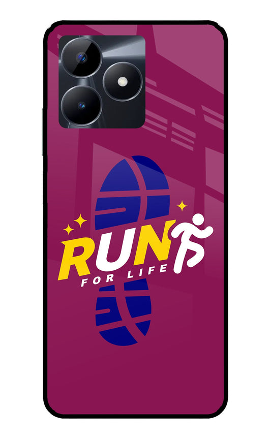 Run for Life Realme C53 Glass Case