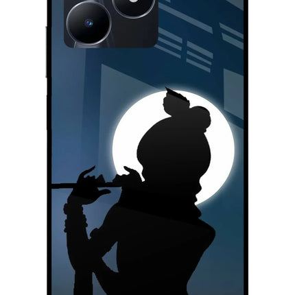 Shri Krishna Silhouette Realme C53 Glass Case