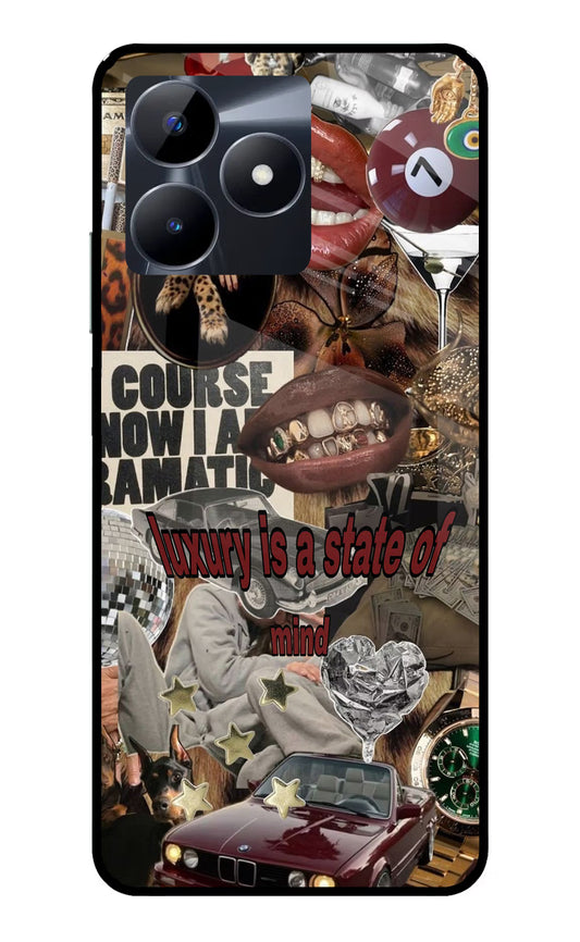 Luxury Realme C53 Glass Case