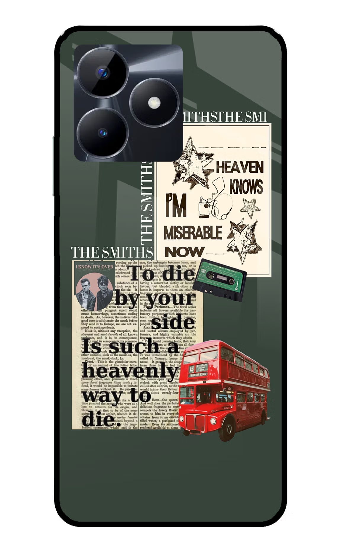 The Smiths Realme C53 Glass Case Back Cover by Casekaro