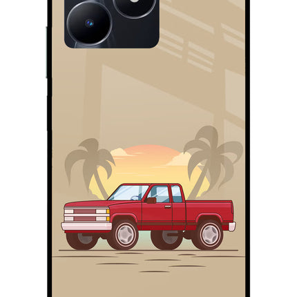 Desert Classic Drive Realme C53 Glass Case