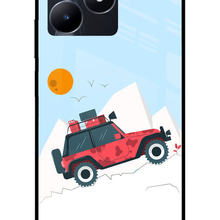 Mountain Trail Beast Realme C53 Glass Case