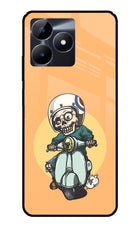 Undead Biker Realme C53 Glass Case