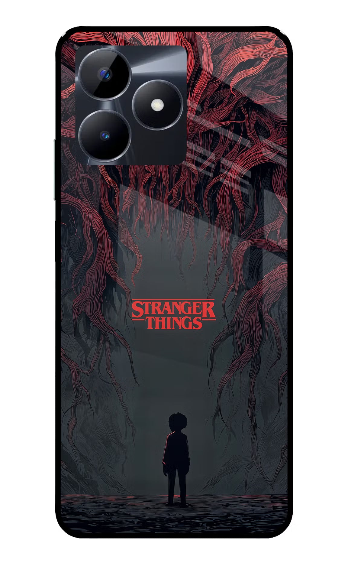 Ordinary Things Dark Side Realme C53 Glass Case Back Cover by Casekaro