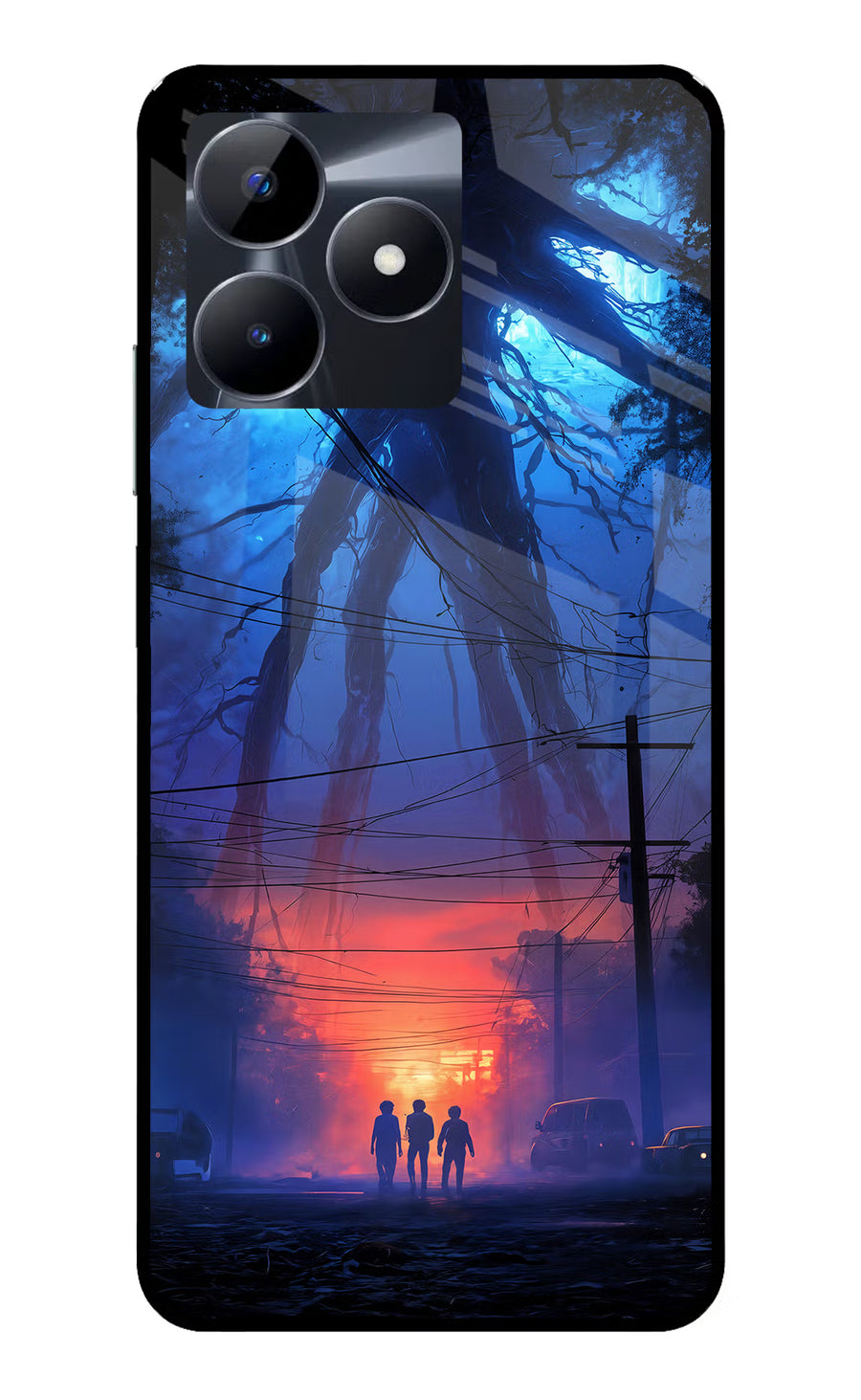 Ordinary Things Shadow Realme C53 Back Cover, Glass case