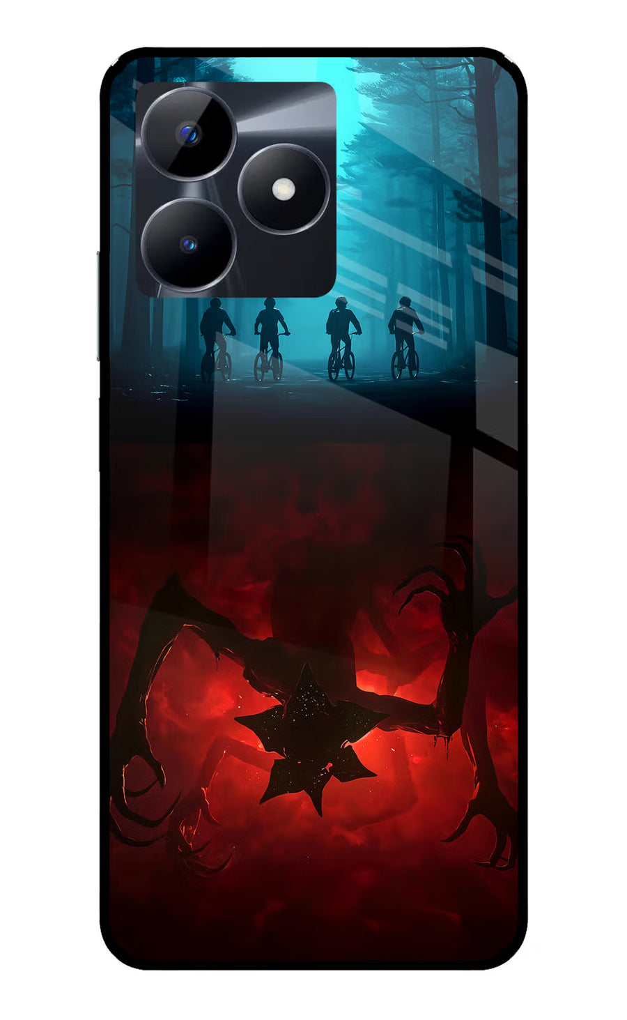 Ordinary Things Downside Up Realme C53 Back Cover, Glass case