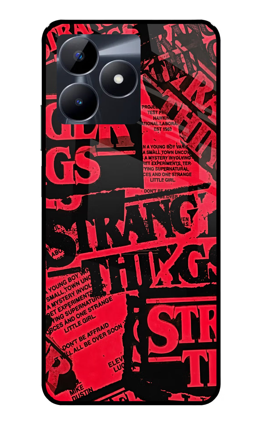 Ordinary Things Realme C53 Back Cover, Glass case
