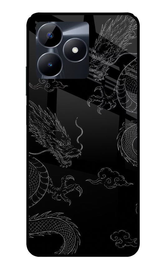Twin Dragons Realme C53 Glass Case