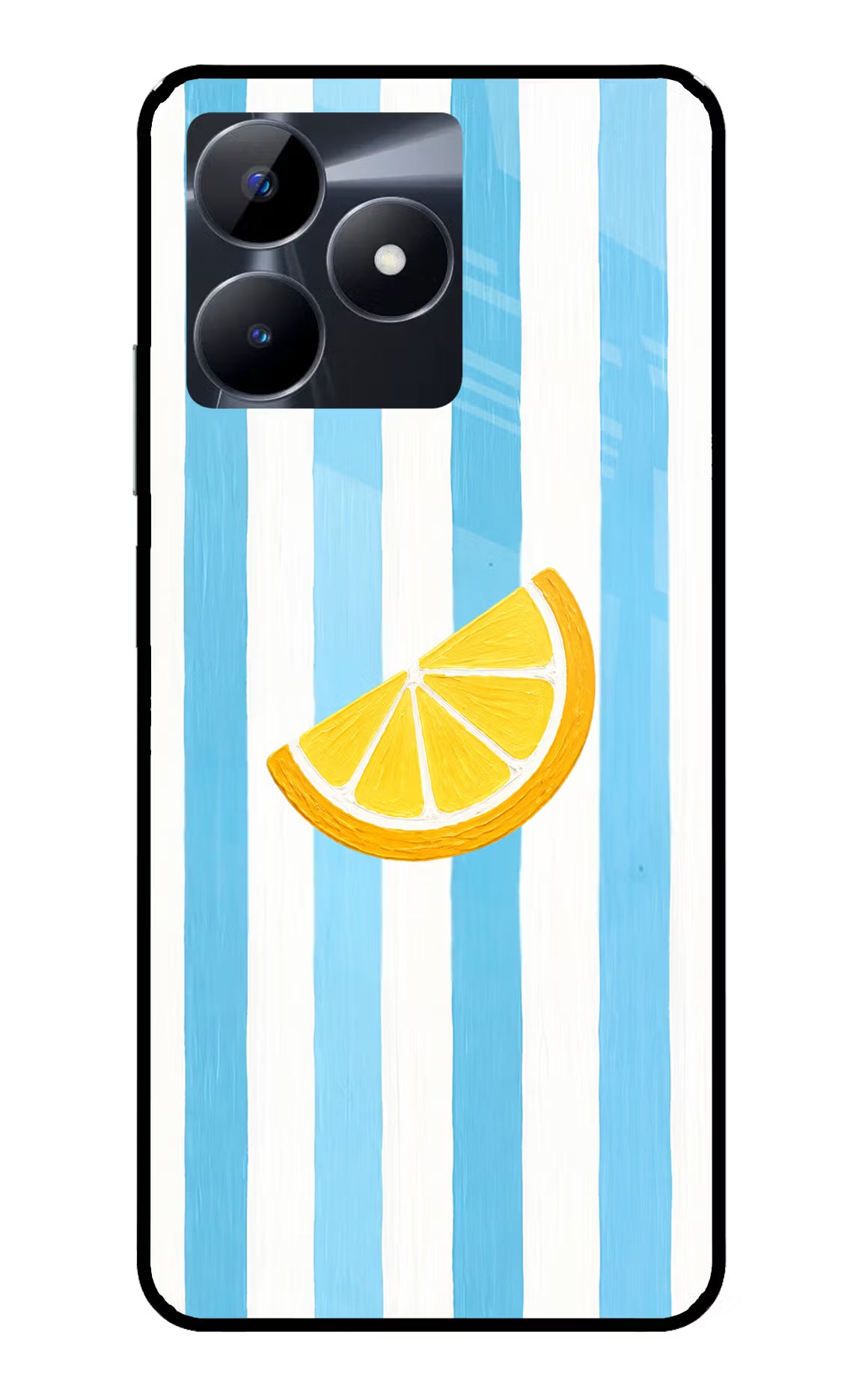 Summer Lemon Realme C53 Glass Case