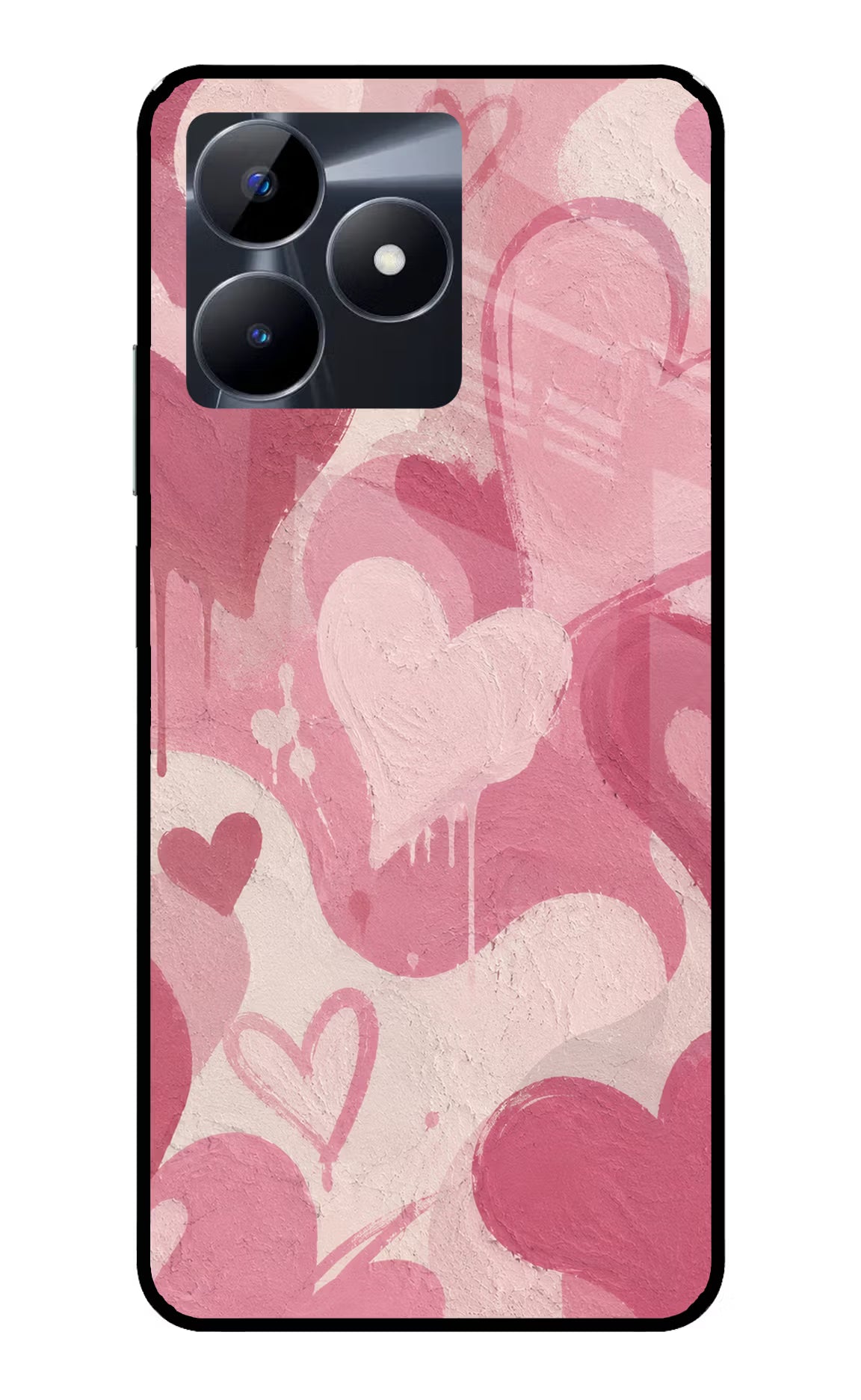 Hearty case Realme C53 Glass Case
