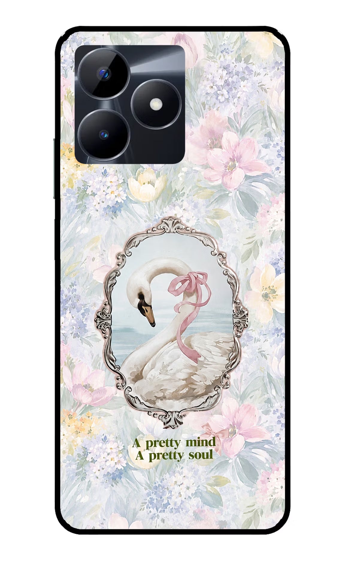 Pretty Mind Pretty Soul Realme C53 Glass Case