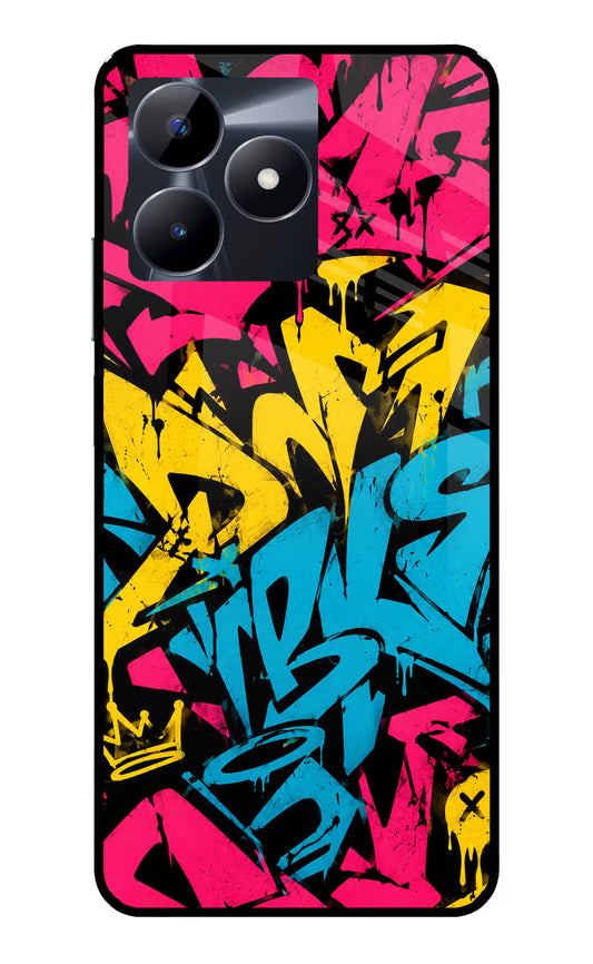 Graffiti Vibe Realme C53 Glass Case