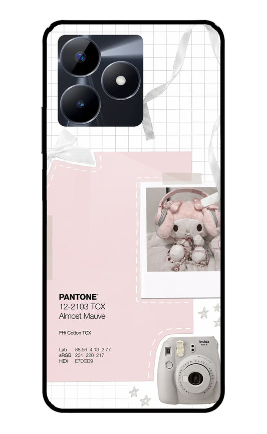 Pantone Asthetic Realme C53 Glass Case