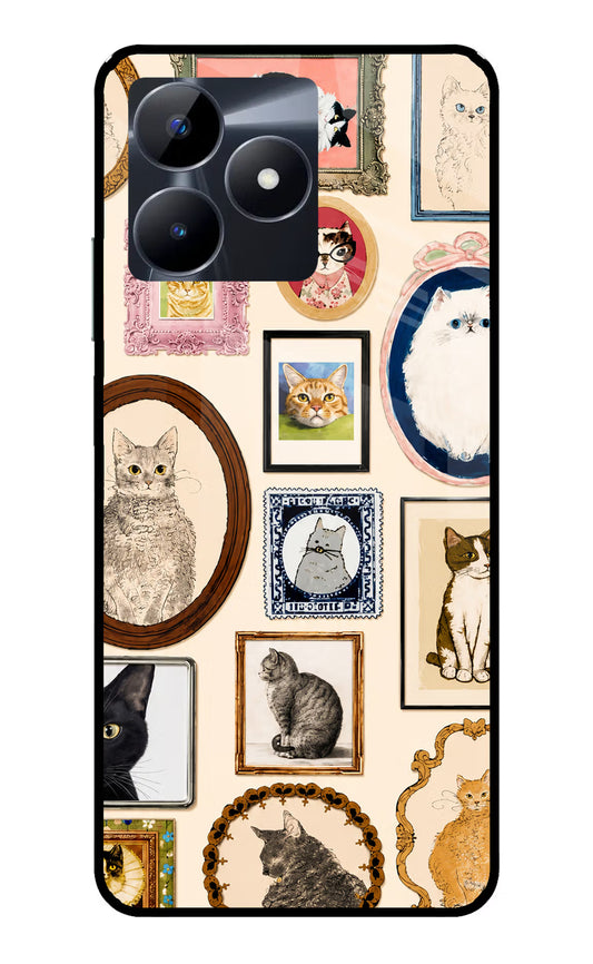 Mirror Cats Realme C53 Glass Case