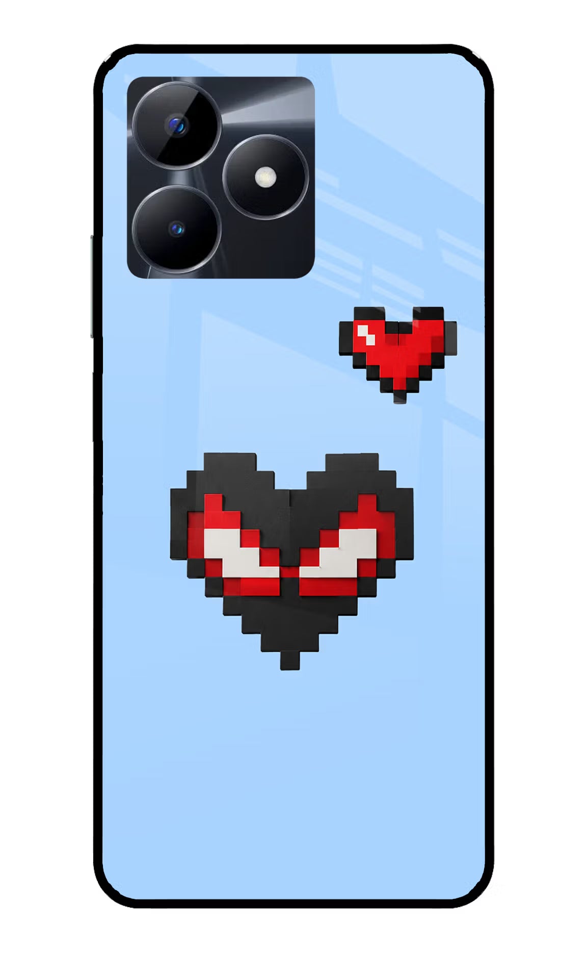 Peter Heart Realme C53 Glass Case