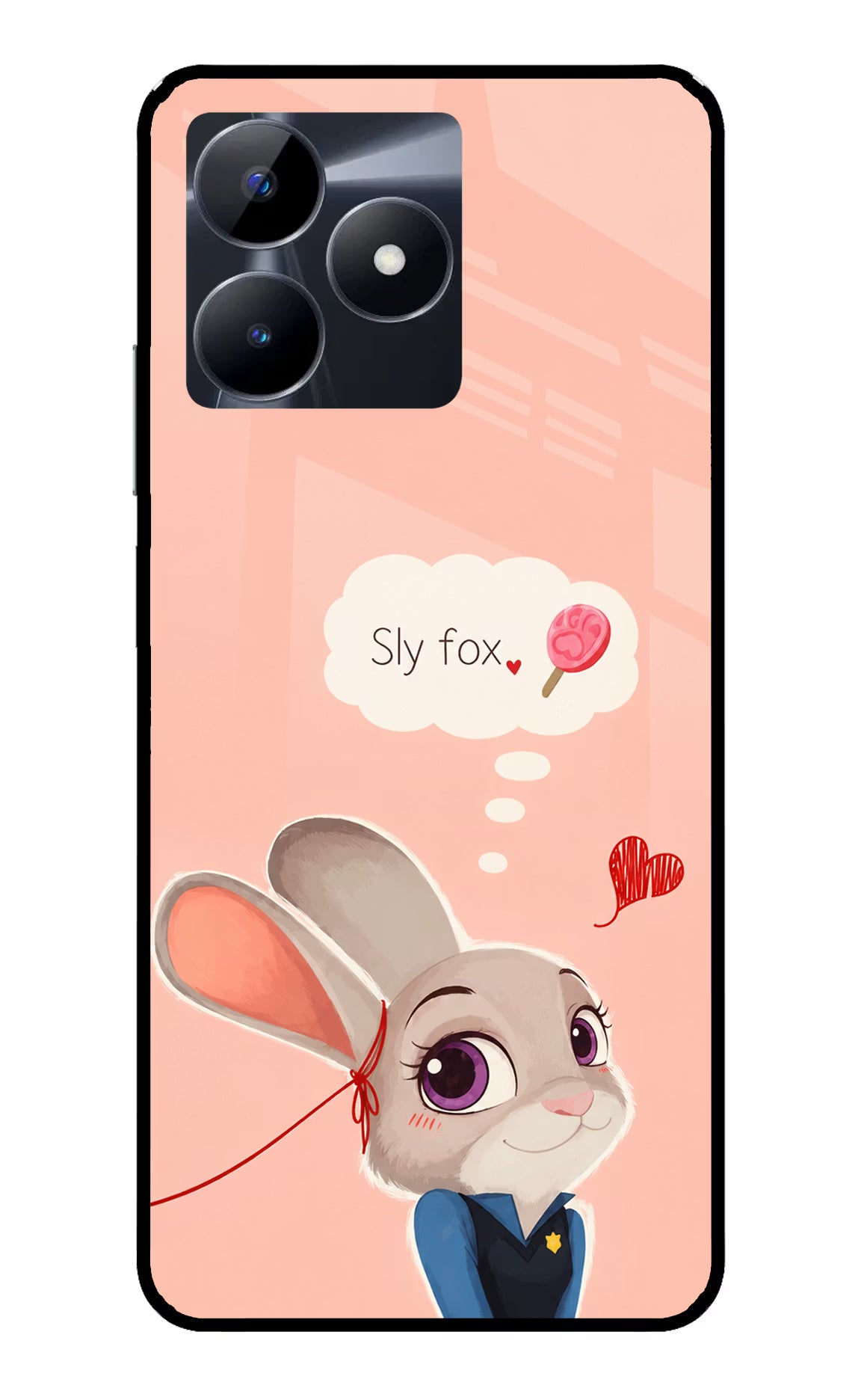 Judy Charm Realme C53 Glass Case