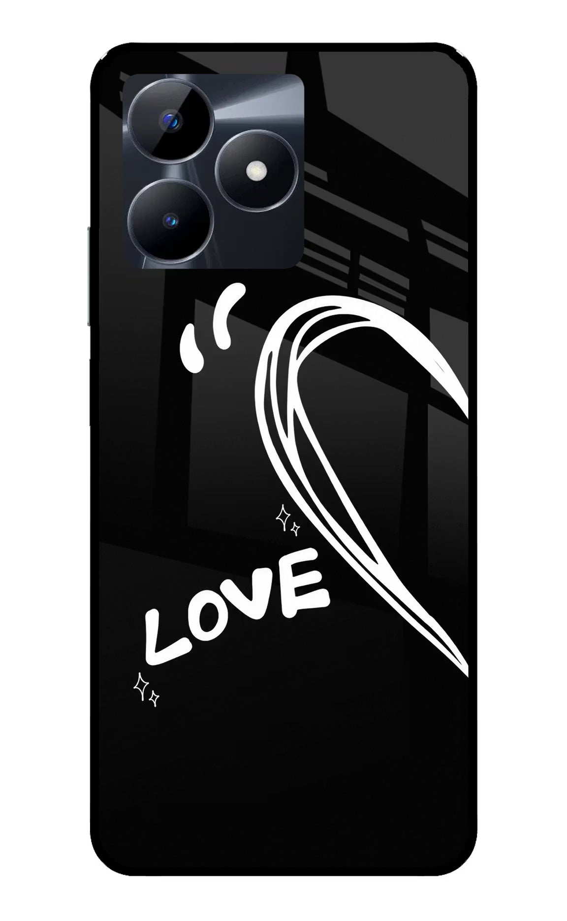 Love Line Realme C53 Glass Case