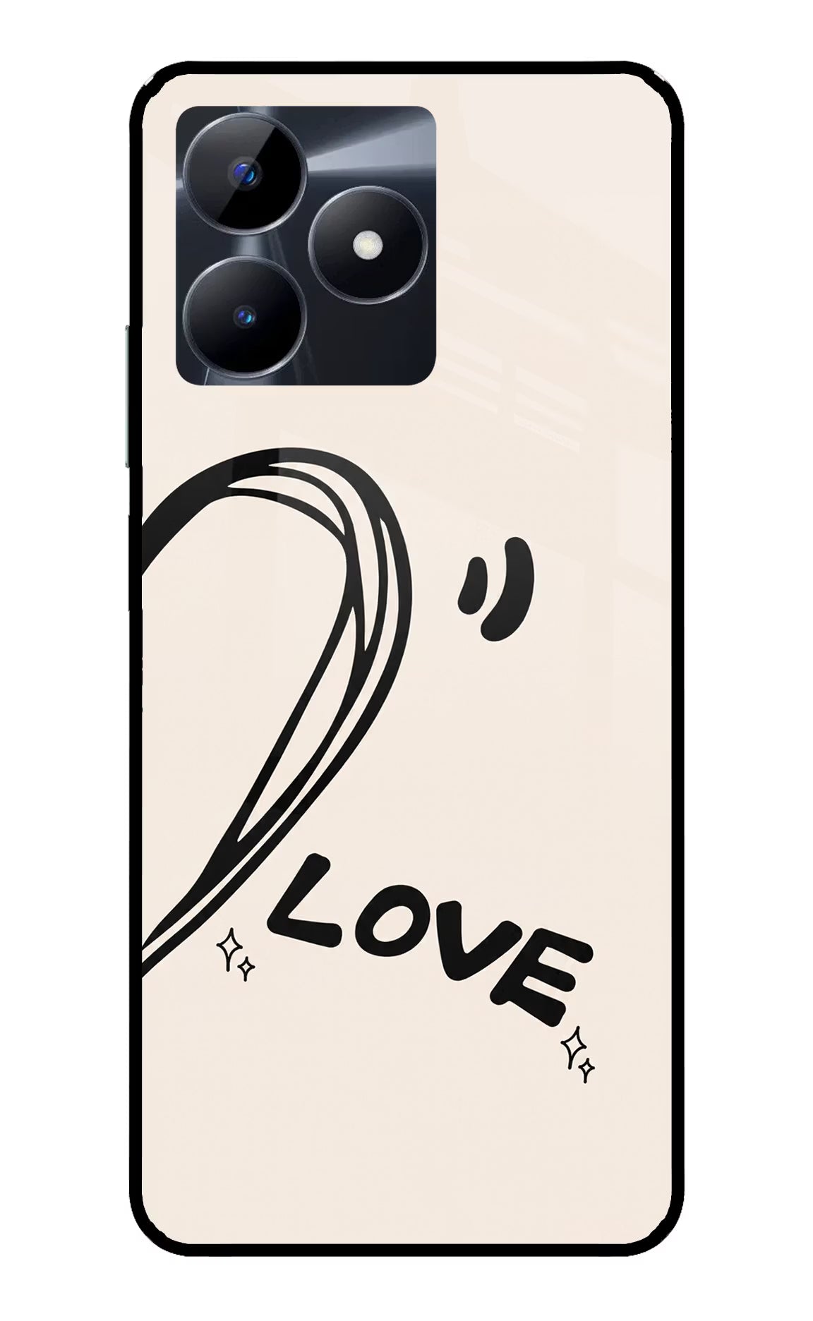 Soul Line Realme C53 Glass Case