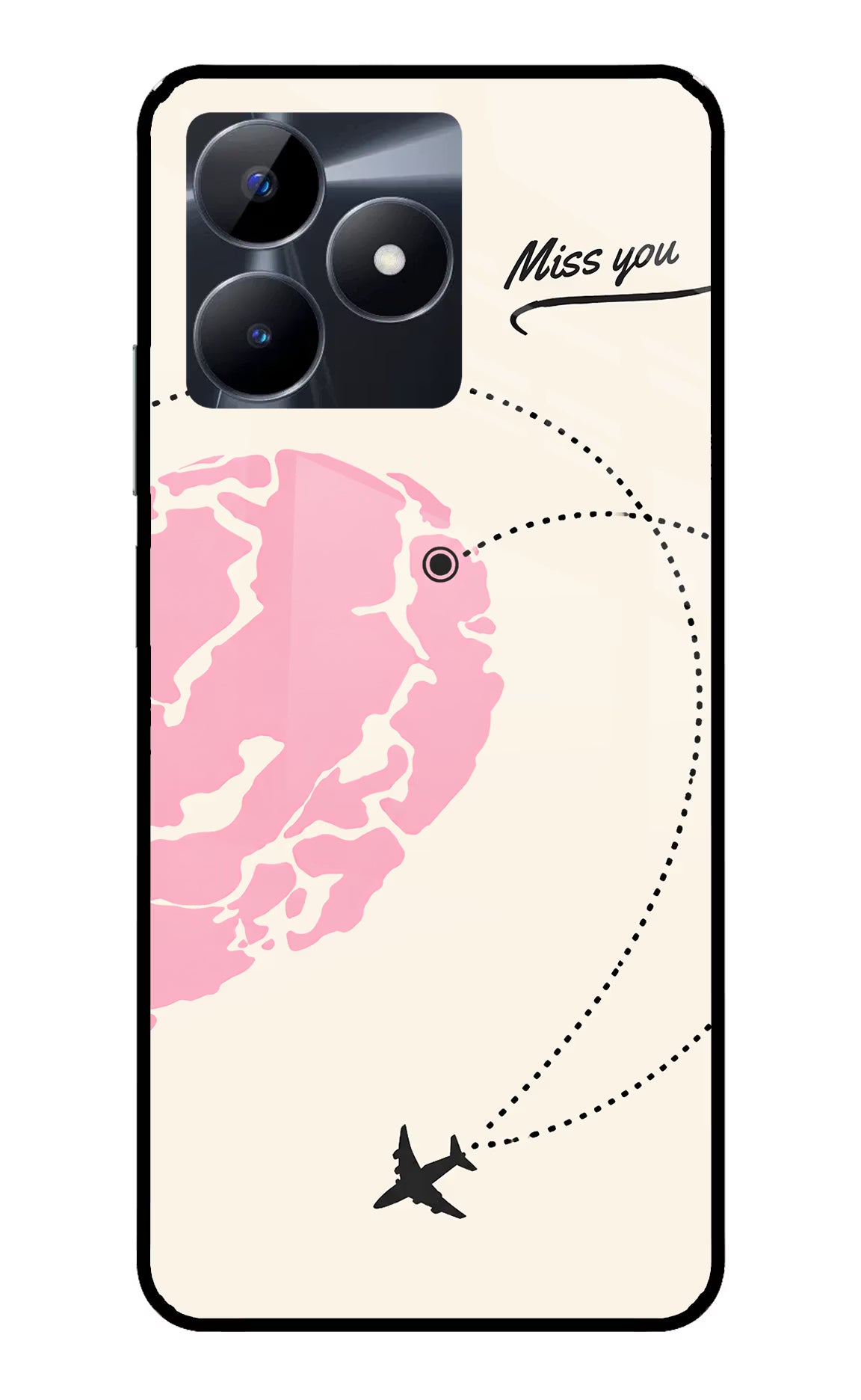 Miss Orbit Realme C53 Glass Case