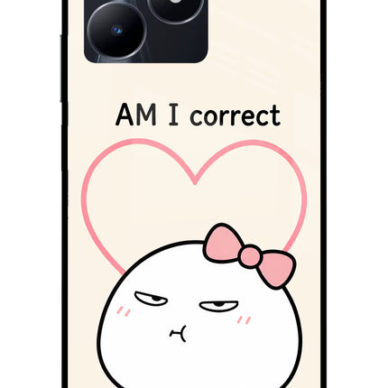 Always Right Realme C53 Glass Case