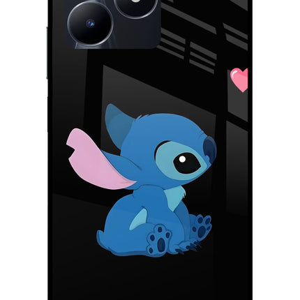 Stitch Crush Realme C53 Glass Case