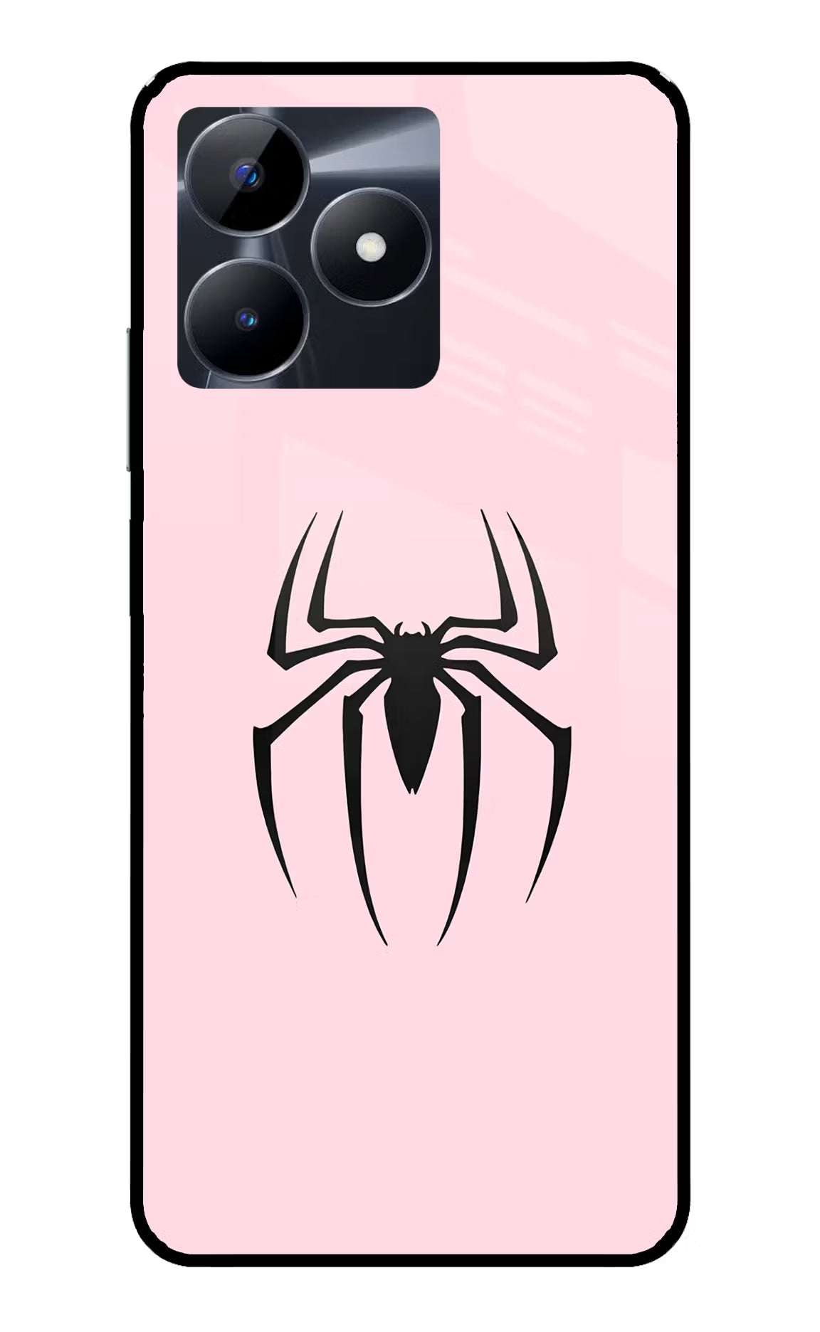Peter Symbol Realme C53 Glass Case Back Cover by Casekaro