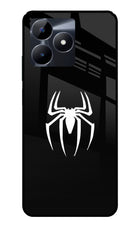 Miles Symbol Realme C53 Glass Case Back Cover by Casekaro