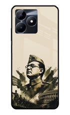 Netaji Rising Realme C53 Glass Case