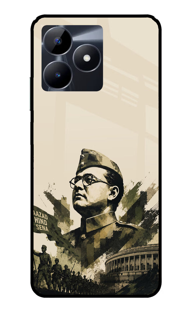 Netaji Rising Realme C53 Glass Case