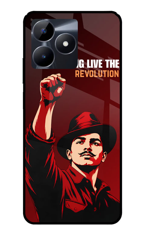 Bhagat Singh Revolution Realme C53 Glass Case